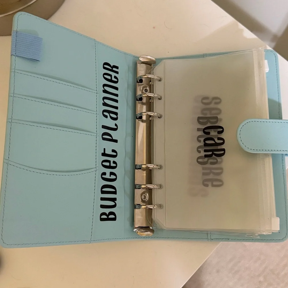 Budget planner Light Blue Butterfly